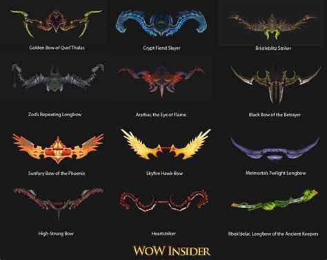 bows world of warcraft|hunter bow transmog.